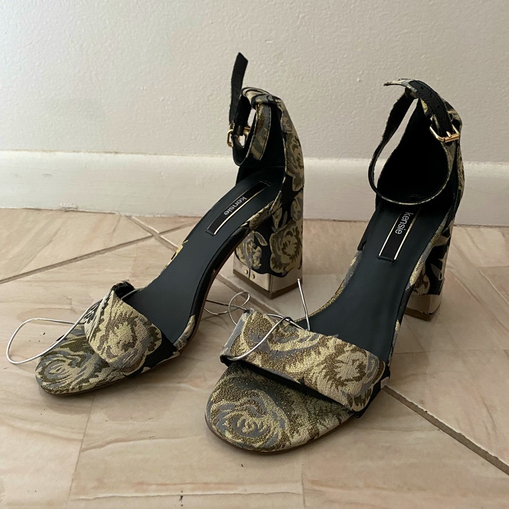 New kensie gold heels